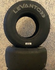 Pneus de kart LeVanto 10 X 4,50-5.  Conjunto de 2 pneus de corrida, CRG, intrépido comprar usado  Enviando para Brazil
