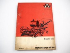 Massey Ferguson MF86 Mähdrescher Ersatzteilliste Ersatzteilkatalog 1963, usado comprar usado  Enviando para Brazil