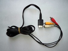 Cabo preto áudio e vídeo AV original oficial PS1 PS2 comprar usado  Enviando para Brazil