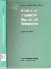 Frank Con Porell/Modelos De Intraurban Residencial Recolocación 1982, usado comprar usado  Enviando para Brazil
