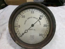 Medidor de vapor Ashcroft Heggie - Simplex Boiler Company Joliet IL 8" bom comprar usado  Enviando para Brazil