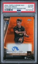 2024 Topps Chrome MLS Chrome Auto Nathan Ordaz #CANO Laranja Ref /25 PSA 8 RC comprar usado  Enviando para Brazil