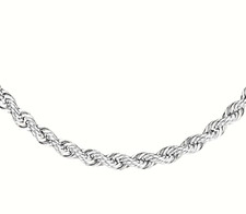 Colar de corrente de prata esterlina com corte de diamante italiano 925 unissex masculino, usado comprar usado  Enviando para Brazil