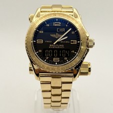 Breitling Emergency ouro amarelo 18K ref. Relógio K56121 43mm pacote completo comprar usado  Enviando para Brazil