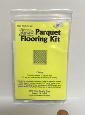 KIT DE PISO EM PARQUET ESCALA 1:24" MINIATURA CASA DE BONECAS BRODNAX PRINTS PQ200C comprar usado  Enviando para Brazil