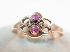 Antiker jugendstil rubin gebraucht kaufen  Quickborn