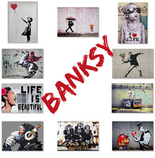 Banksy quadro stampa usato  Cosenza