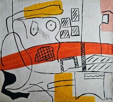 Corbusier signed modernist d'occasion  Expédié en Belgium