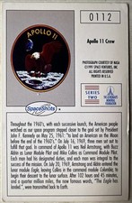 1991 SPACE SHOTS SERIES 2 #112 APOLLO 11 CREW ARMSTRONG, COLLINS, ALDREN comprar usado  Enviando para Brazil