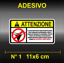 Adesivi sticker attenzione usato Adesivi sticker attenzione usato  Agrigento