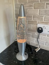 Lava lamp silver for sale  MAIDENHEAD