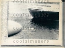 Usado, 1972 Wire Photo Bomb Experts n Cutter SS Queen Elizabeth 2 lote de extorsão de navio comprar usado  Enviando para Brazil