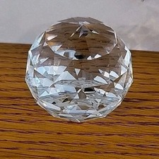 Crystal glass paperweight for sale  MANCHESTER