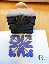 Blaudruck holzstempel textilst gebraucht kaufen  Münster