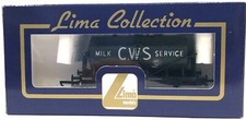 VAGÃO TANQUE DE LEITE DE 6 RODAS LIMA CWS CALIBRE 4MM/OO comprar usado  Enviando para Brazil