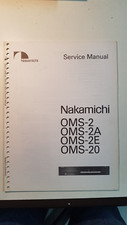 Nakamichi oms manual usato  Napoli