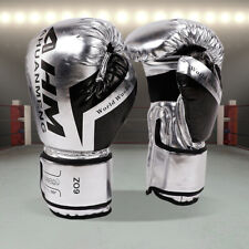 Luvas de treinamento de boxe de couro ecológico esponja luvas de treinamento de boxe para crianças adultos comprar usado  Enviando para Brazil
