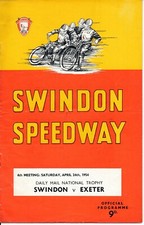Speedway programme swindon for sale  LONDON