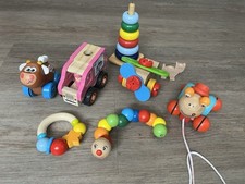 Holzspielzeug paket nachziehti gebraucht kaufen  Karlsruhe