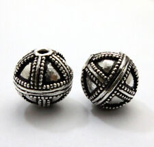 8 PCS 12MM BOLA DE COBRE MACIZA BALI PLATEADA EN PLATA ANTIGUA 366 DMH-284 comprar usado  Enviando para Brazil
