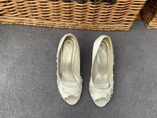 Ladies ivory satin for sale  NORWICH