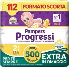 Pampers progressi mini usato  Mantova