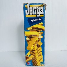 Jenga Original Hasbro Milton Bradley Conjunto Completo com 54 Tijolos de Madeira comprar usado  Enviando para Brazil