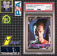 1991 Impel Terminator 2 - #2 Arnold Schwarzenegger Rookie RC - PSA 10 GEM ESTADO PERFEITO comprar usado  Enviando para Brazil
