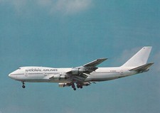 Usado, CARTÃO POSTAL NATIONAL AIRLINES (EUA) - BOEING 747-243B - N-358AS comprar usado  Enviando para Brazil