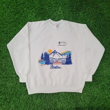 Moletom Montana Raglan Vintage Anos 90 Feminino Grande 21x23 Azul comprar usado  Enviando para Brazil