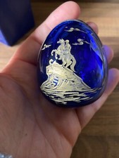 Faberge glass egg for sale  ALDERSHOT