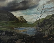Moody painting original for sale  EDINBURGH