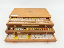 Armário de peças sobressalentes de carvalho madeira oficina de relojoeiros alemães comprar usado  Enviando para Brazil