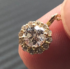 Colar de ouro K18 M 0,315 ct sub 0,14 ct diamante natural seminovo Japão comprar usado  Enviando para Brazil