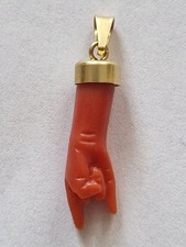 Pendentif main corail d'occasion  Gaillac