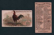 1891 allen ginter for sale  Los Angeles