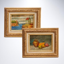Pair small oil for sale  Boonton