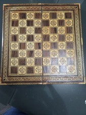 Wooden chess board for sale  BOLTON