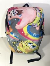 Mochila de lona Nickelodeon Bob Esponja calça quadrada e Patrick 17” grande comprar usado  Enviando para Brazil