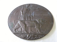 Rare death plaque for sale  UK