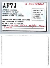 Ham radio qsl usato  Spedire a Italy