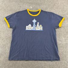 Camisa masculina vintage West Coat Synthesis XL azul após mais tarde áudio Seattle Y2K comprar usado  Enviando para Brazil