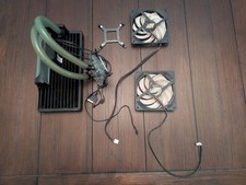 Refrigerador de água Swiftech H220 X2 CPU + 2 ventiladores de computador Swiftech, usado comprar usado  Enviando para Brazil