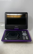 Leitor de DVD portátil Cooau roxo preto 9 polegadas tela giratória fone de ouvido comprar usado  Enviando para Brazil