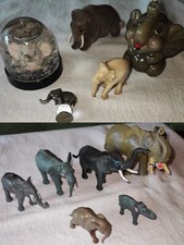 10x elefantenfiguren schneekug gebraucht kaufen  Edewecht