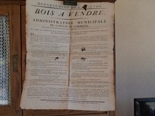 Document affiche bois d'occasion  Corbigny