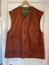 Mens leather jerkin for sale  COLCHESTER