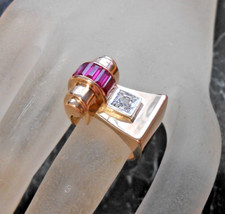 Bague tank jaune d'occasion  Naucelle