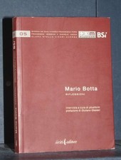 Mario botta riflessioni usato  Verona