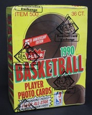 Caixa de cera de basquete Fleer 1990/91 (com adesivos de preço) (BBCE) comprar usado  Enviando para Brazil